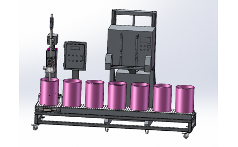 Automatic liquid weight filling machine for containers from 1 to 60 lts