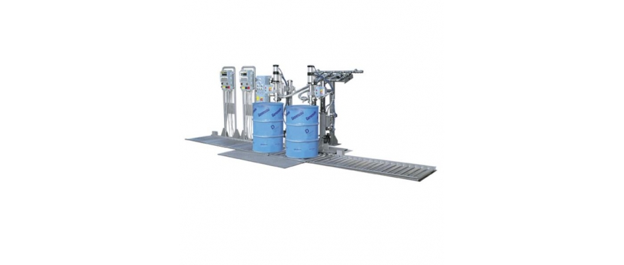 Semi Auto Steel Drum Filling Machine